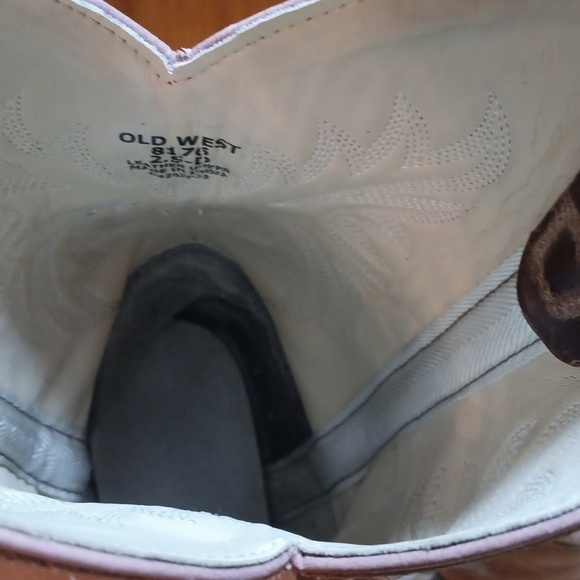 Old west cowboy boots girls size 2.5 - Picture 11 of 13